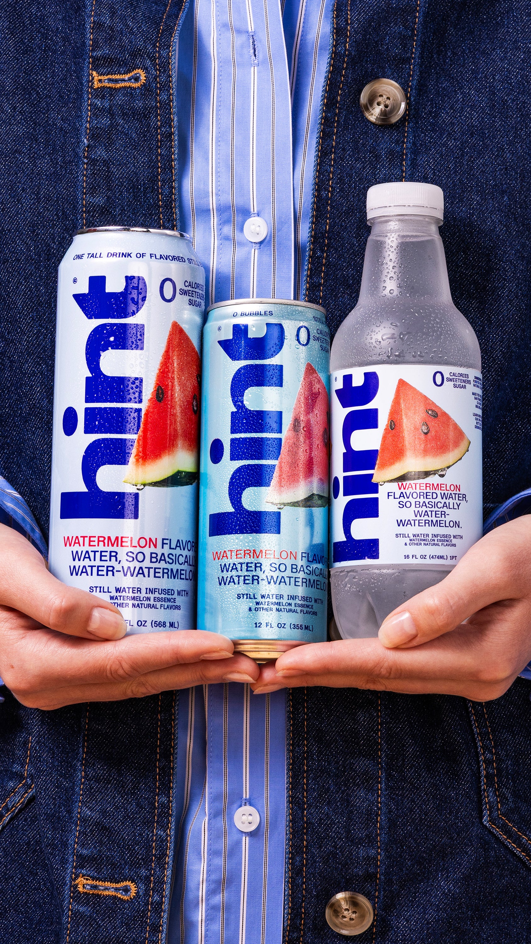 hint® Watermelon water - 12 pack 19.2oz still cans - Image 3